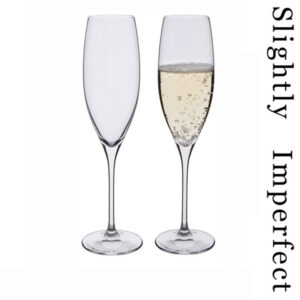 Wine Master Flute Champagne Glasses - Slightly Imperfect